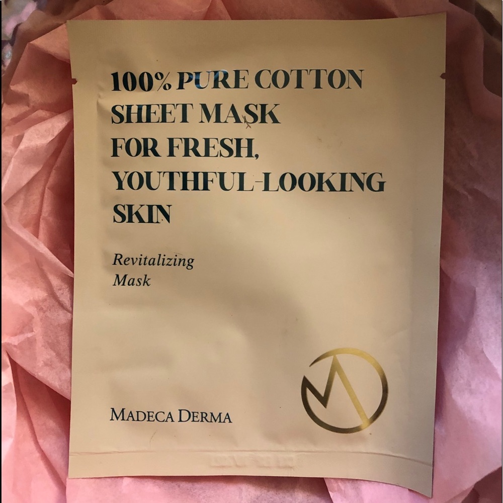 MADECA DERMA 100% PURE COTTON REVITALIZING MASK